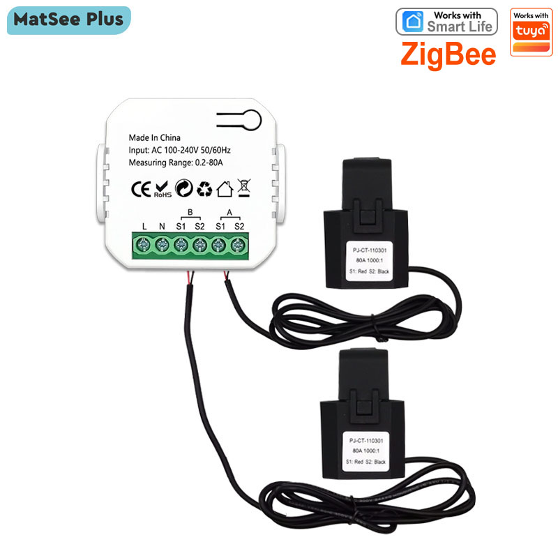 Energy Meter Bidirectional - Inteligentny licznik energii ZigBee 1, 2-kanałowy