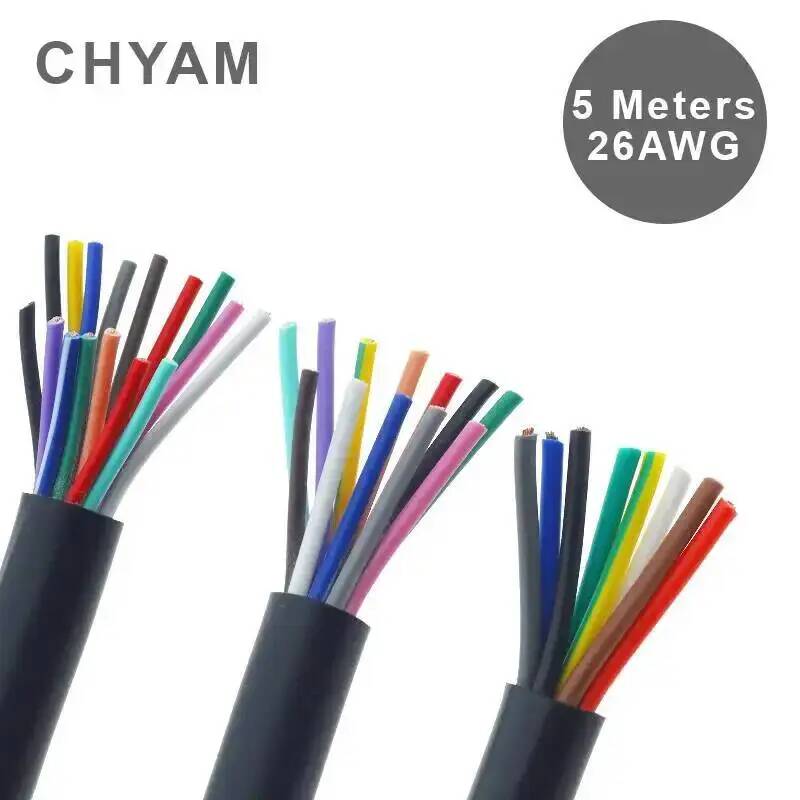 Cable Gland Waterproof - Kabel czarny 26AWG 0,12 mm2 drut