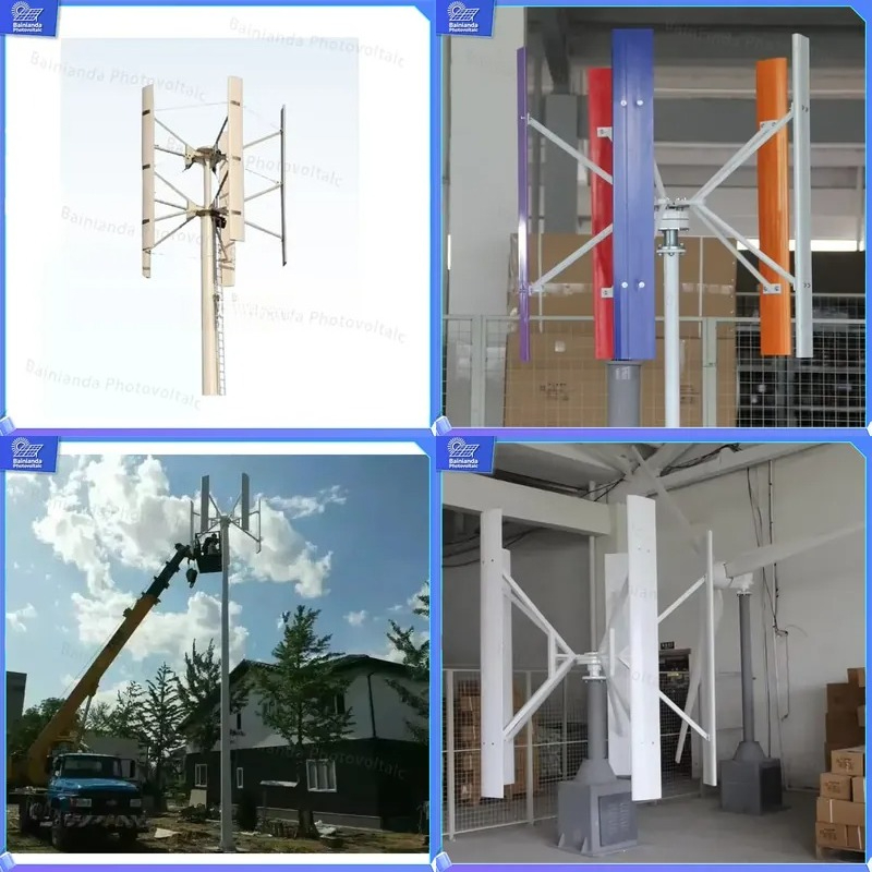 Wind Solar Hybrid Kit - Generator turbiny wiatrowej z osią pionową