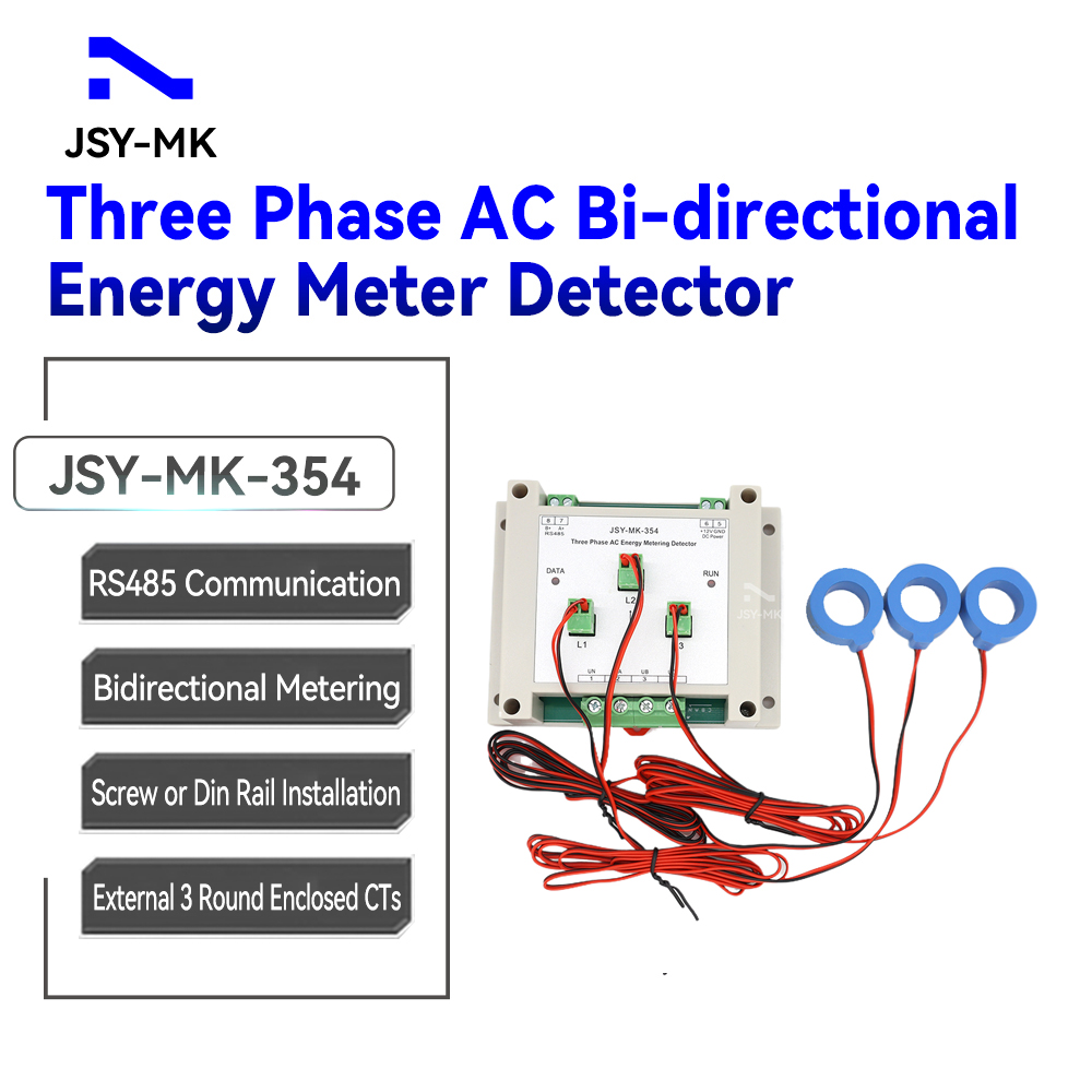 Energy Meter Bidirectional - JSY-MK-354 3P4W 80A Dwukierunkowy moduł miernika