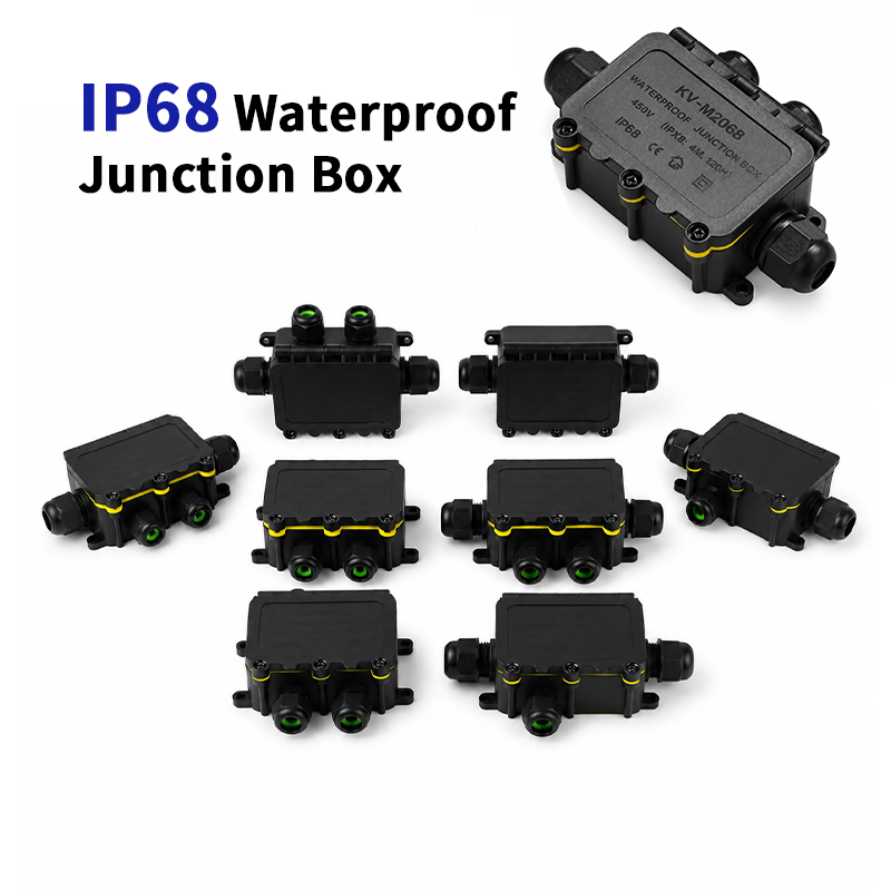 Cable Gland Waterproof - Wodoodporna skrzynka przyłączeniowa IP68, 2-8 drożna,