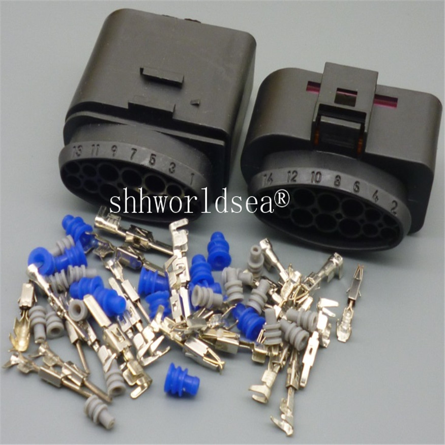 Cable Gland Waterproof - Shhworldsea 14-pinowe/drożne złącze wtykowe reflektora ksenonowego