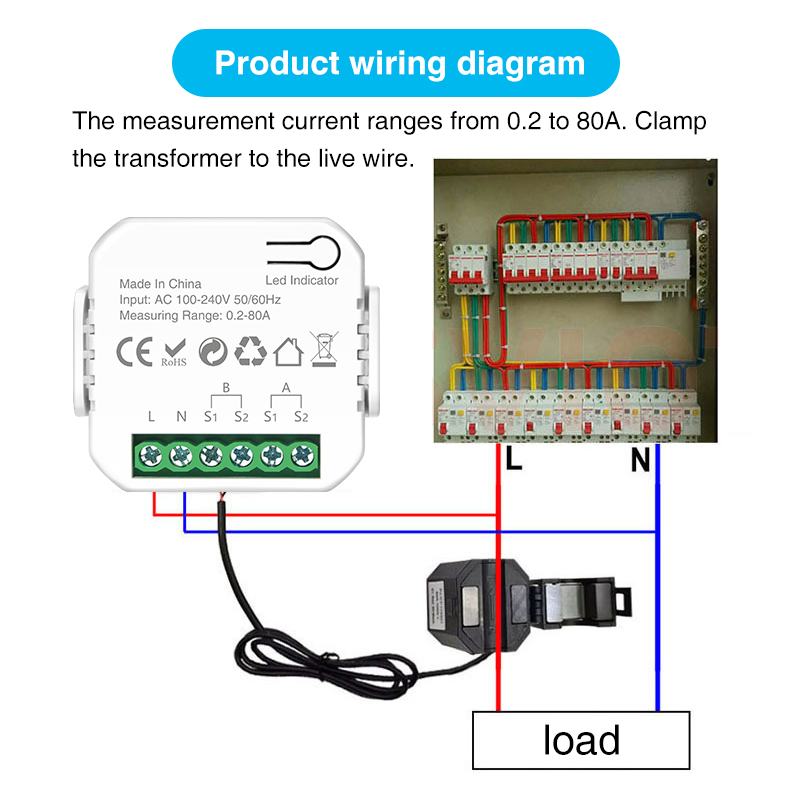 Tuya Smart Wifi Inteligentny l – Energy Meter Bidirectional recenzja i cena