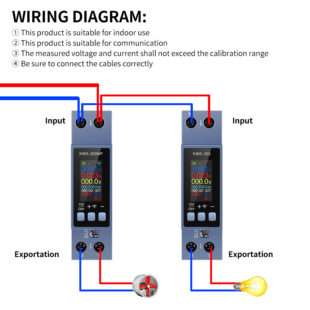 KWS-303 Tuya WiFi Miernik Ener – Energy Meter Bidirectional recenzja i cena