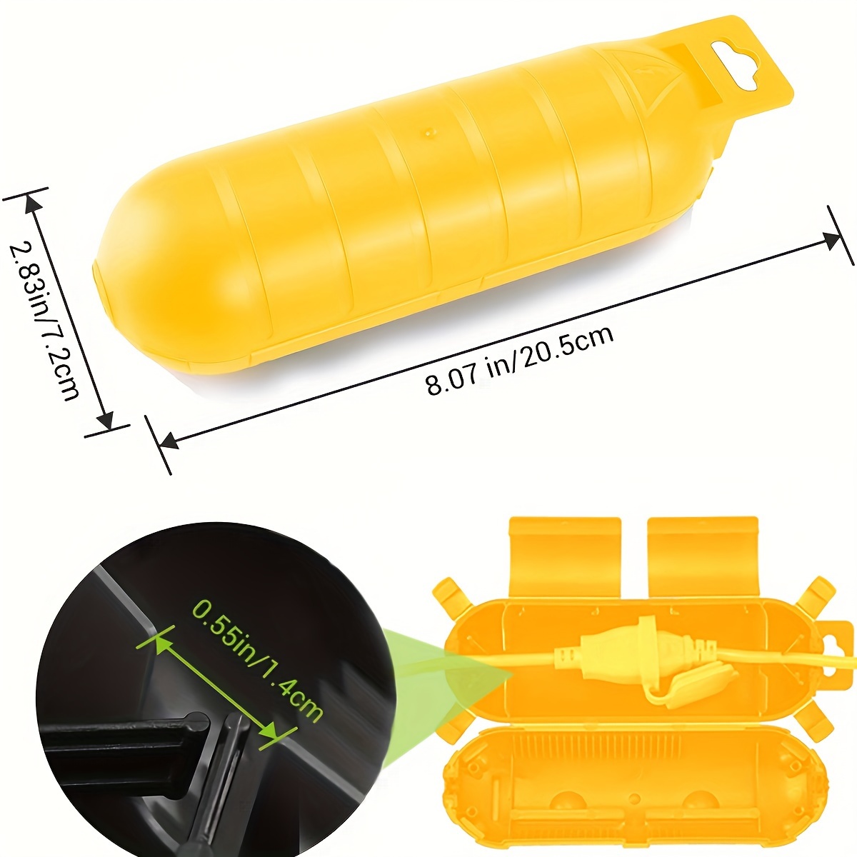 Przedłużacz z żółtym przewodem – Cable Gland Waterproof recenzja i cena