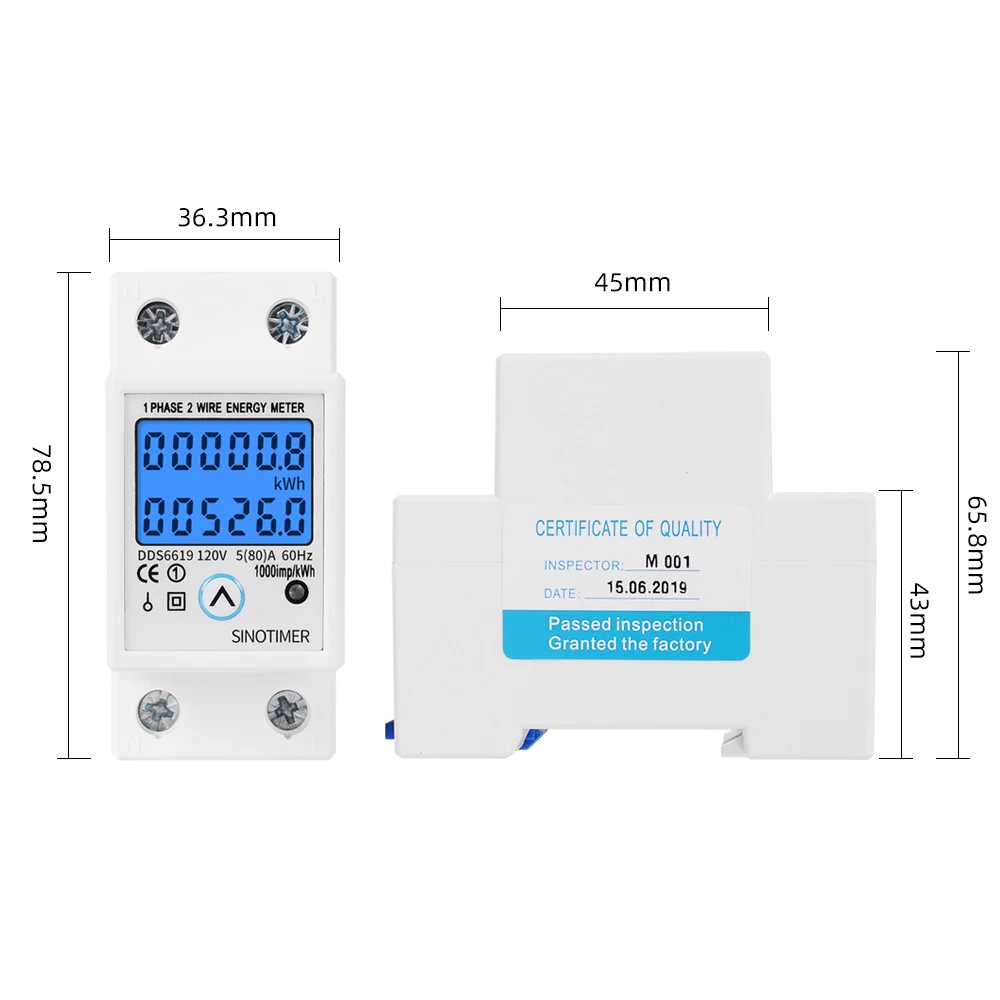 Licznik energii elektrycznej j – Energy Meter Bidirectional recenzja i cena